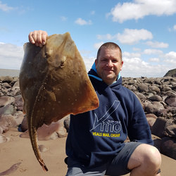 Mark Bryce with a Ray, Small Eyed of 10lb 8oz