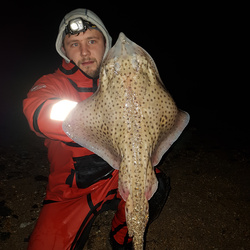 Kurt Ireland with a Ray, Spotted of 4lb 11oz