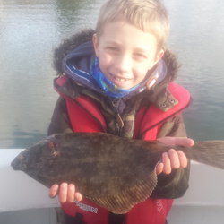 Josh Johnson with a Flounder of 2lb 3oz