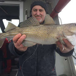 Tony Swain with a Cod of 4lb 8oz