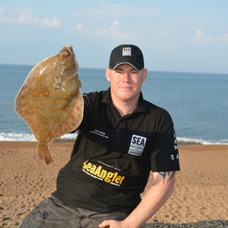 Andy Webb with a Plaice of 2lb 5oz