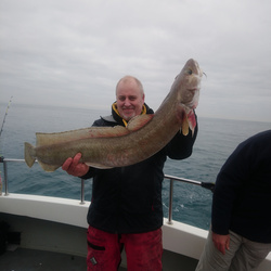 Tony Swain with a Ling of 17lb 4oz
