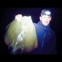 John Berry with a shore caught Small Eyed Ray - 12lb 10oz (20th August 2015)