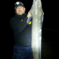 Mark Bryce with a shore caught Conger - 39lb 4oz (11/01/2013)