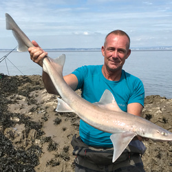 Rob Wheaton with a Smoothhound of 10lb 15oz