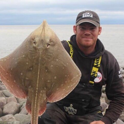 Andy Webb with a Ray, Small Eyed of 7lb 8oz