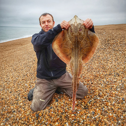 Steve King with a Ray, Undulate of 11lb 14oz