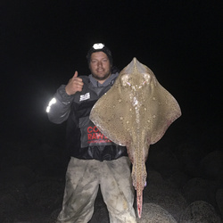 Eddie Reilly with a Ray, Blonde of 8lb 3oz 8dr