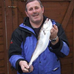 S. Gray with a Whiting - 2lb 8oz (Jan 2008)