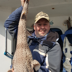 Scott Smy with a Bull Huss of 12lb 0oz