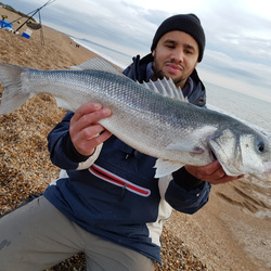 Lloyd Carty with a Bass of 7lb 1oz