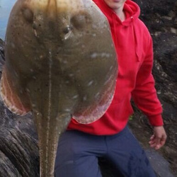 Carl mccormack with a shore caught Small eyed ray - 10lb (12.5.14)