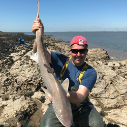 Scott Smy with a Smoothhound of 11lb 0oz