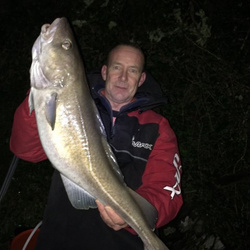 Rob wheaton with a shore caught Cod - 10lb.12oz (13/01/2016)
