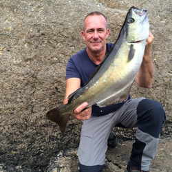 Rob Wheaton with a shore caught Pollack - 7lb.8oz (17/09/2016)
