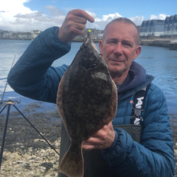 Rob Wheaton with a Flounder of 2lb 10oz