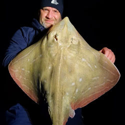Mark Bryce with a Ray, Small Eyed of 12lb 6oz