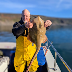 Tony Swain with a Ray, Small Eyed of 11lb 8oz